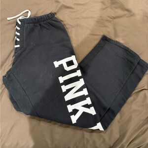 Victoria's Secret Pink Black Sweatpants